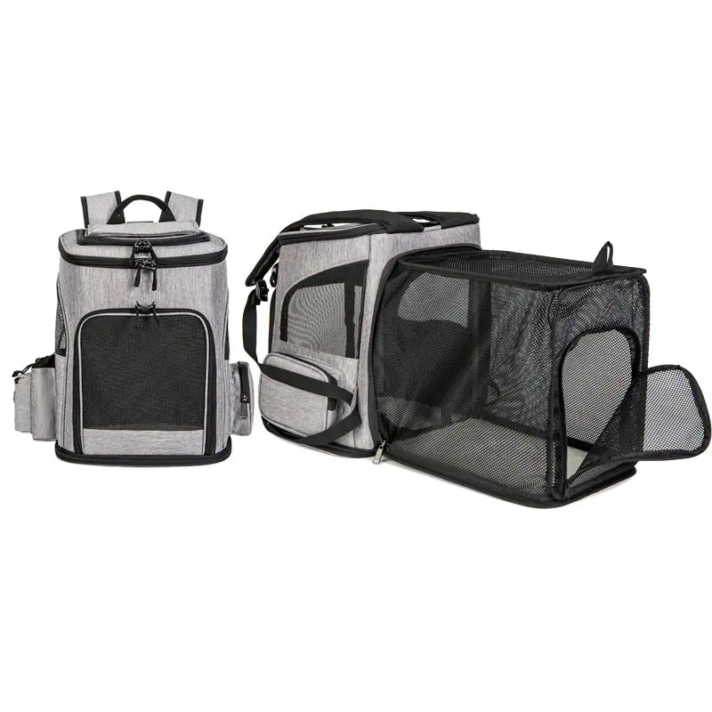 Large Capacity Breathable Pet Carrier Backpack for Cats/Dogs