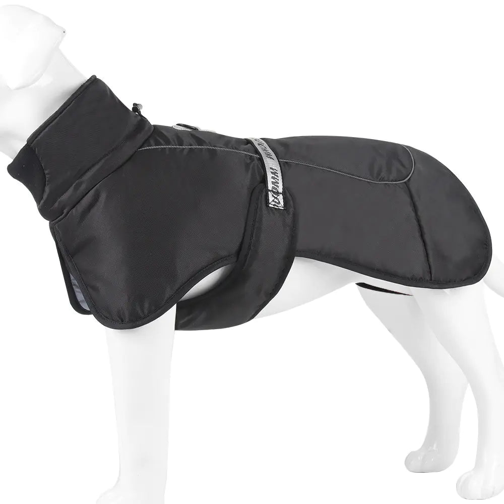 Thickened Dog Cloak with Reflective Warmth Pet Apparel