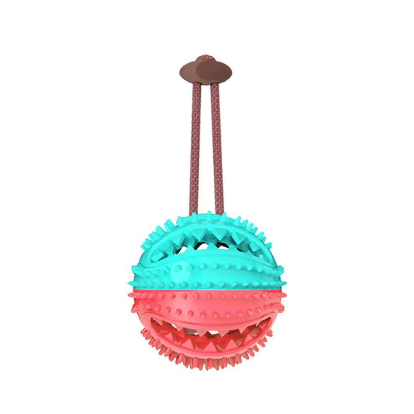 Interactive Silicone Suction Cup Dog Ball, Toy for Chewing