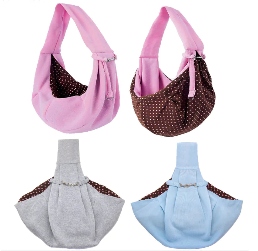 Pet Sling Bag, Foldable Dog Backpack, Shoulder Carrier