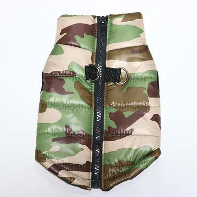 Waterproof Camouflage Dog Vest for Autumn/Winter