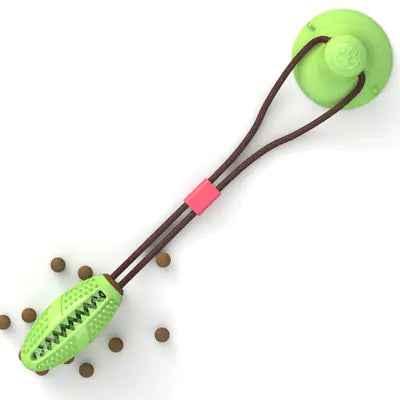 Interactive Silicone Suction Cup Dog Ball, Toy for Chewing