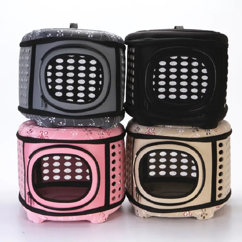Foldable Pet Carrier, Breathable Design
