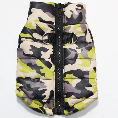 Waterproof Camouflage Dog Vest for Autumn/Winter