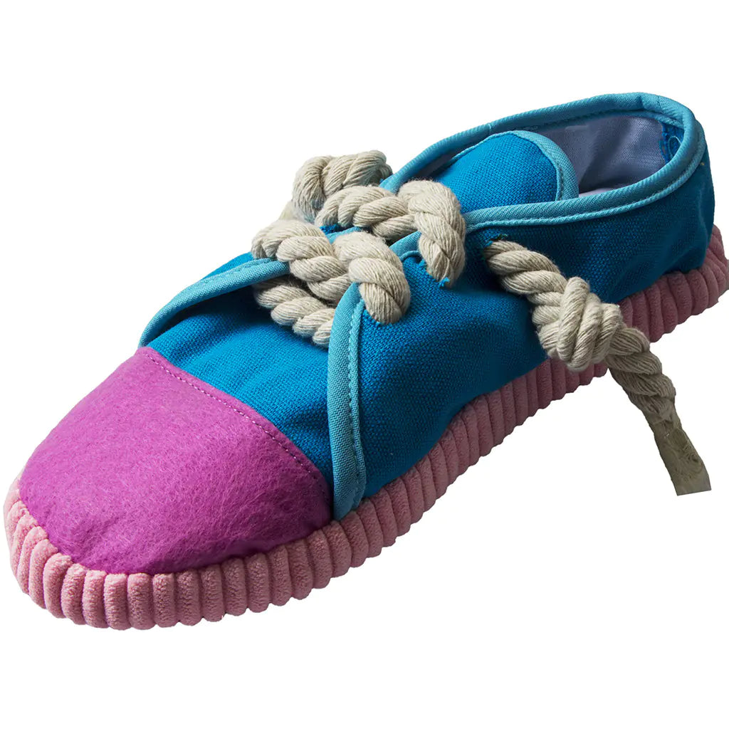 Canvas Shoes Sound Chewable Toy