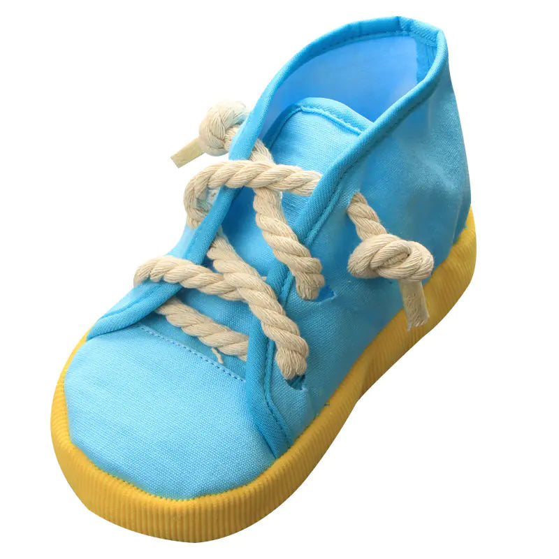 Canvas Shoes Sound Chewable Toy