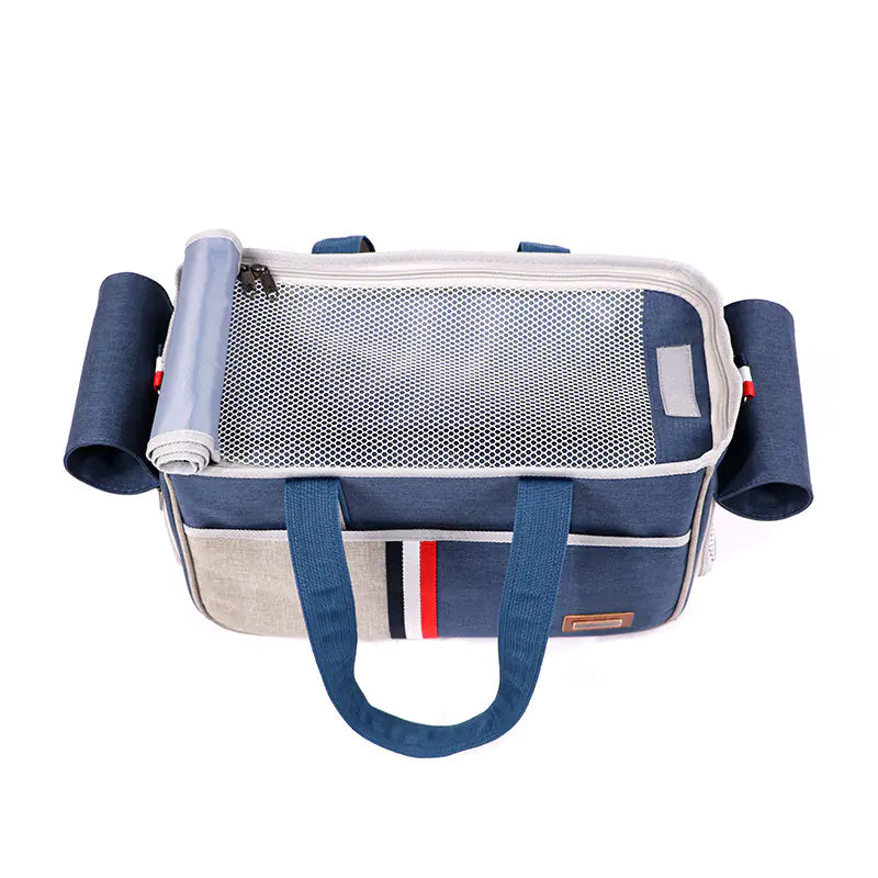 Pet Shoulder Carrier Bag for Cats and Dogs, Breathable Bag
