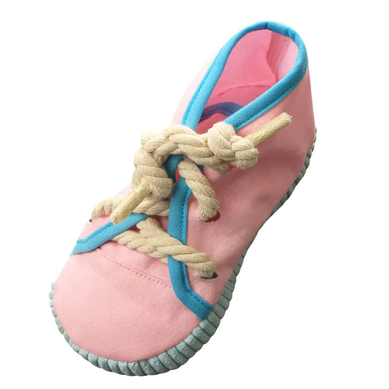 Canvas Shoes Sound Chewable Toy