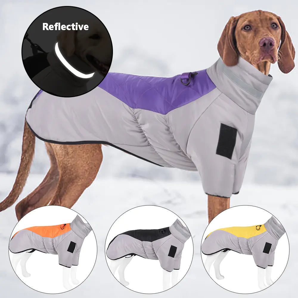 Reflective Thickened Dog Clothes for Warmth