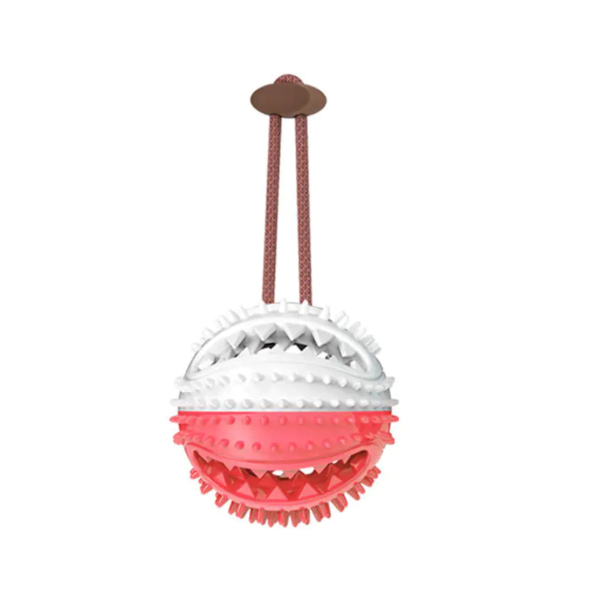 Interactive Silicone Suction Cup Dog Ball, Toy for Chewing