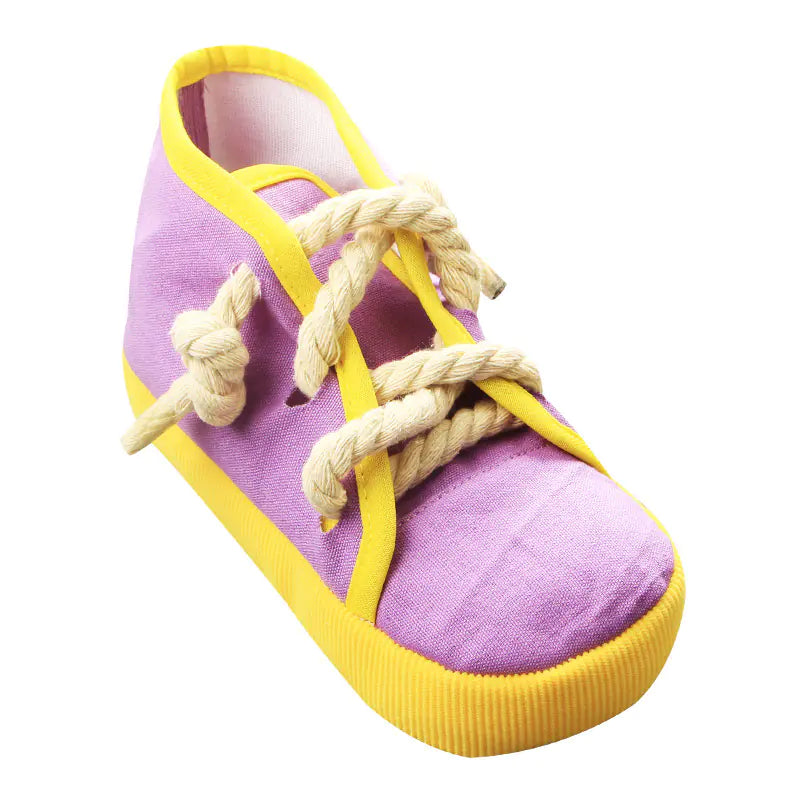 Canvas Shoes Sound Chewable Toy