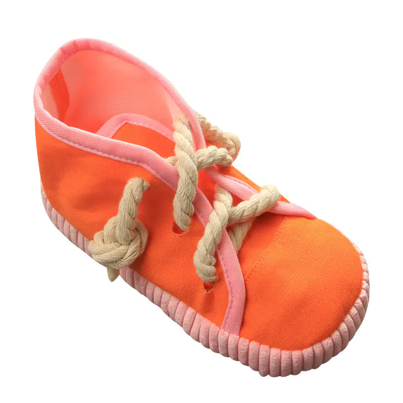Canvas Shoes Sound Chewable Toy
