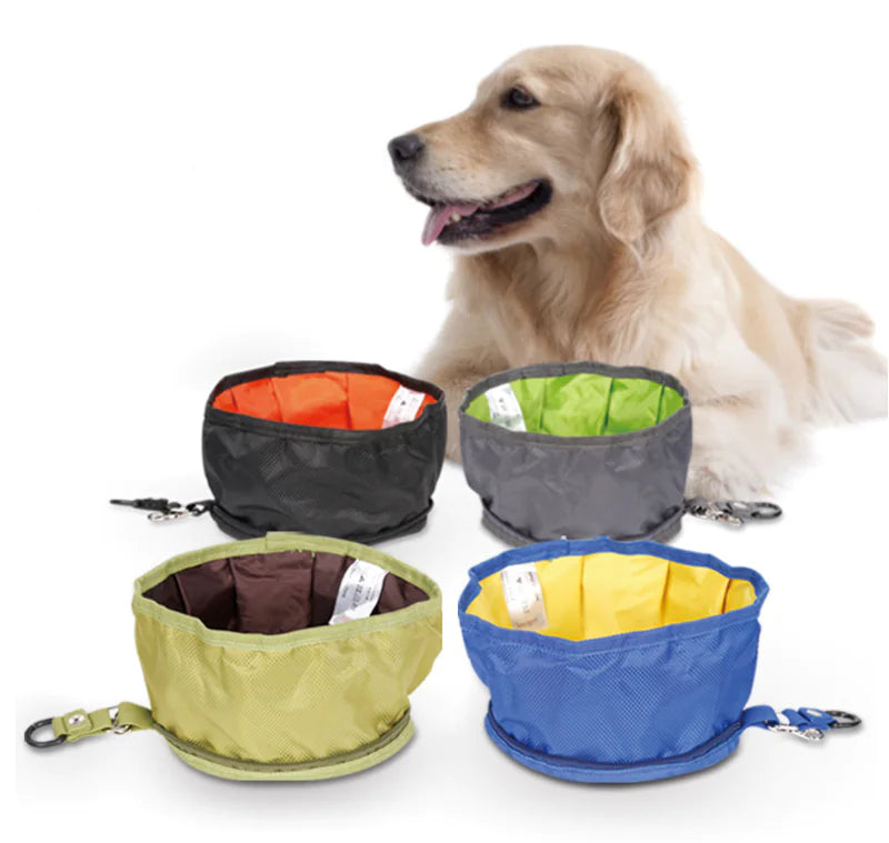Portable Waterproof Foldable Dog Bowl for Pets