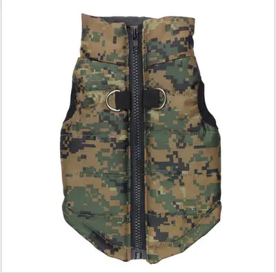 Waterproof Camouflage Dog Vest for Autumn/Winter